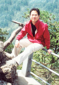 工作十年后摄于天目山!
